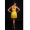 Gold colored, satin effect, shining, adjustable beads strap mini dress good for party, cocktail, and any night event.